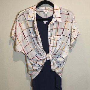 LulaRoe small Amy top and small tank